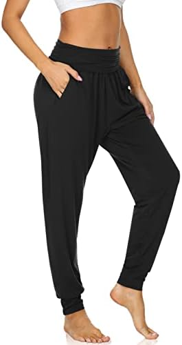 Cozy Yoga Joggers with Pockets — Black