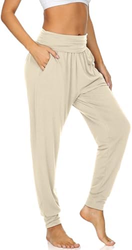 Cozy Yoga Joggers with Pockets — Cream