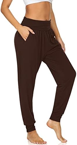 Cozy Yoga Joggers with Pockets — Dark Coffee