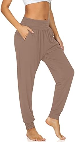 Cozy Yoga Joggers with Pockets — Light Coffee