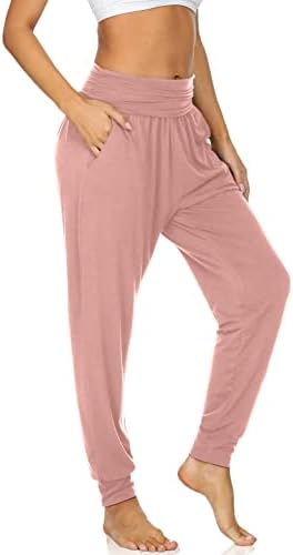 Cozy Yoga Joggers with Pockets — Pink