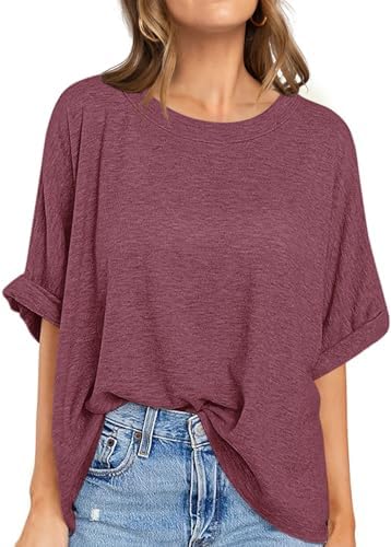 Oversized Crewneck Tunic Tee — Heather Rose