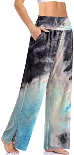 Wide Leg Flowy Yoga Pants — Tie Dye