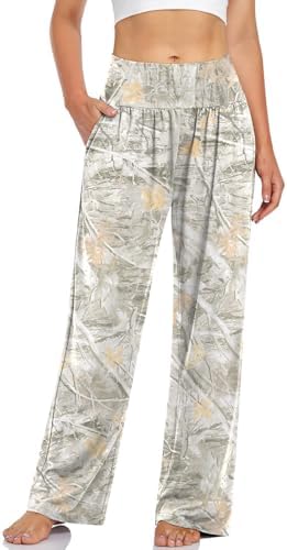 Wide Leg Lounge Pants with Pockets — Mapleleaf Apricot